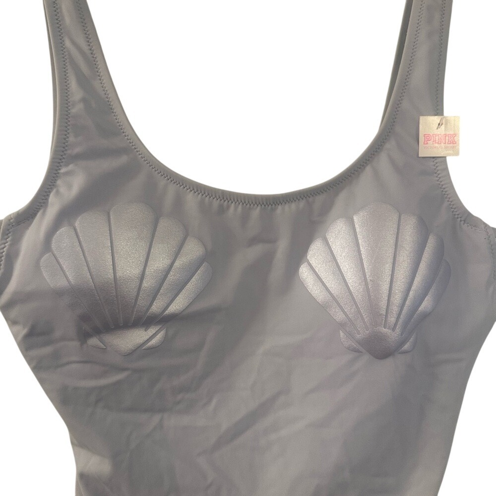 Victoria's Secret Light Lavender Shell One-Piece Swimsuit NWT size S - Picture 4 of 8
